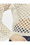 Bolero Knit Cream Crop Blouse Openwork Knitwear Knitted - 5