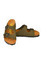 Family Size Genuine Leather Unisex Slippers - 2