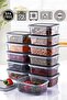 24 Pieces 250 ml Lunch Box Multi-Purpose Microwave Breakfast Storage Container