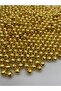 10mm World Model Gold CCB Metallized Plastic Beads, Jewelry, Bag Beads (100g, ~190 Pieces) - 4