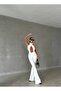 Rena full lycra stretchy stretchy micro fabric double layer lining Spanish jumpsuit - 2