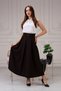 Women's Metal Accessory Detailed Seasonal Flared Hijab Skirt 2054/90