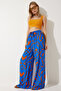 Women Regular Fit Allover Print Palazzo Pants, Multicolor - 2