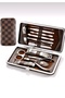 Premium Quality 12-Piece Manicure and Pedicure Set in Special Leather Case / Nail Clippers, Tweezers, File - 3