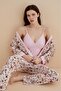 SS24 30201-05 Women's / Marla Dressing Gown Six Long Set / Pink