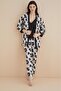 SS24 30201-01 Women's / Marla Dressing Gown Six Long Set / Black - 2