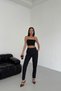 Women's Striped Waist Elastic Trousers - 5