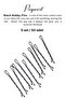 50 قطعة من دبابيس الشعر السوداء ذات الأسلاك المعدنية - 5