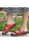 Orthopedic Leather Women's Slippers 11364 - 2