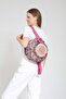 Fargin Ethnic Authentic Bohemian Round Embroidered Backpack Daily Travel Backpack - 3