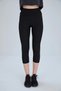 Women's High Waist Tummy Control Capri Leggings - Firming Stretchy Diver Fabric Sports and Fitness Leggings - 4