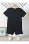 Boys Girls 2-Piece Girls Pink Printed T-Shirt-Shorts Set - 2