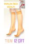 12-Piece Shiny Thin Fit 15 Knee-high Skin Women's Socks. - 2