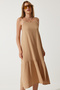 Women's Biscuit Strap Summer Loose Muslin Dress BP00163 - 3