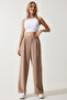 Women's Biscuit Loose Palazzo Trousers RV00191 - 3