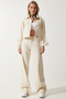 Women's Bone Short Denim Jacket FN03182 - 4