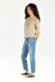 Women's Medium Blue Lycra Mom Jeans NOV24JE0002 - 2