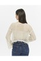 knitical tassel detailed Bolero Knit Black Crop Blouse Openwork Knitwear Knitted - 7