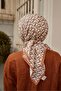 S Pattern Baroq Scarf Caramel - 4