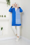 Women's Mercerized Stripe Detailed Striped Knitwear Cardigan - 3