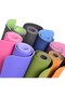 6mm Tpe Yoga Mat with Symbol Alignment Pilates Cushion Set with Knee Elbow Protector Mat Orange - 4