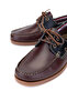Men's Genuine Leather Claret Red/Navy Blue Casual Shoes - 5