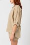 WOMEN'S BEIGE Linen SHIRT - 3