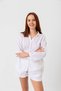 Women's White Linen Shirt - 7