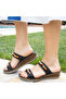 Orthopedic Leather Women's Slippers 11058 - 2