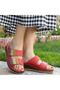 Orthopedic Leather Women's Slippers 11364