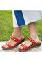 Orthopedic Leather Women's Slippers 11058 - 3