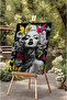 مارلين مونرو والفراشات لوحة قماش AR040724 - 2