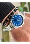Brand Steel Cord, Waterproof, Silver Color Men's Wristwatch Bracelet with Calendar - 4
