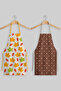 Ays Home Autumn Kitchen Apron Set of 2 - 2