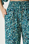 Women's Green Patterned Blouse Palazzo Knitted Set MC00264 - 6