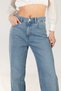 Women's Medium Blue Wideleg Jeans NOV24JE0003 - 5