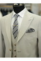 Men's Suit Swallow Collar Italian Style Slim Fit Jacket Vest Pants - 4