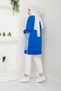 Women's Mercerized Stripe Detailed Striped Knitwear Cardigan - 6