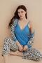 SS24 30201-10 Women's / Marla Dressing Gown Six Long Set / Blue