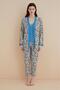 SS24 30201-10 Women's / Marla Dressing Gown Six Long Set / Blue - 2