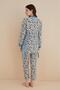SS24 30201-10 Women's / Marla Dressing Gown Six Long Set / Blue - 3