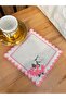 Spring Branch Pattern Embroidered 1 PCS Cocktail Napkin - 2