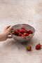 Steel strainer medium 22.5 cm - 3