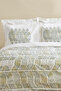 Jenik 100% Cotton Single Duvet Cover Set Green - 2