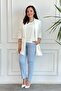 Classic Blazer Jacket with Four Button Detail - 2