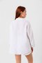 Women's White Linen Shirt - 4