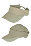 Unisex Micro Fabric Zippered Athlete Running Tennis Cap Visor Hat - 5