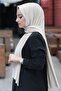 Women's Combed Cotton Shawl Beige - 2
