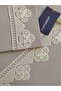 Ottoman Needle Embroidered Gray Double Duvet Cover Set - 2