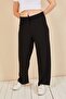 Women's Elastic Waist Aerobin Wide Leg Pants - 3